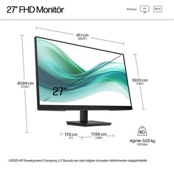 HP Series 3 Pro 327pf 27 inç Full HD 100Hz IPS 5ms Monitör B0CG3UT - Thumbnail
