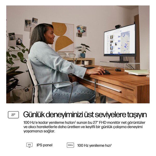 HP Series 3 Pro 327pf 27 inç Full HD 100Hz IPS 5ms Monitör B0CG3UT