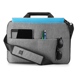 HP Signature Slim 15.6 inç Notebook Çantası Gri L6V68AA - Thumbnail