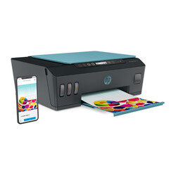HP Smart Tank 513 Fotokopi Tarayıcı Wi - Fi All In One Renkli Mürekkep Püskürtmeli Tanklı Yazıcı 9JF88A - Thumbnail (3)
