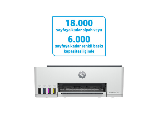 HP Smart Tank 580 Tarayıcı Fotokopi Wi-Fi Mürekkep Püskürtmeli Tanklı Yazıcı 1F3Y2A