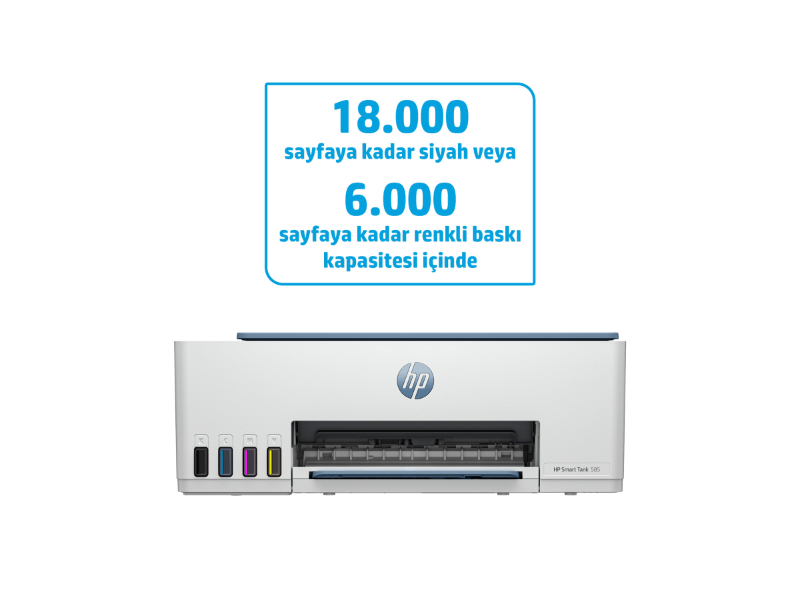 IMPRIMANTE HP SMART TANK 580 ALL IN ONE 585 WIFI (1F3Y4A)