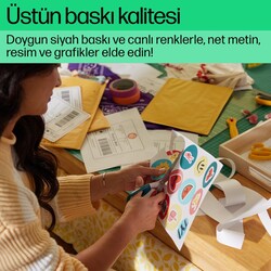 HP Smart Tank 589 Wi-Fi + Tarayıcı + Fotokopi Renkli Mürekkep Püskürtmeli Yazıcı 4A8D9A - Thumbnail (2)