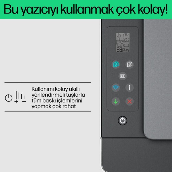 HP Smart Tank 589 Wi-Fi + Tarayıcı + Fotokopi Renkli Mürekkep Püskürtmeli Yazıcı 4A8D9A