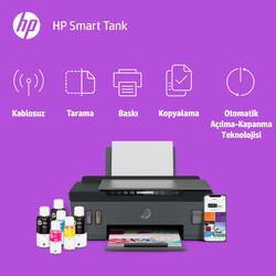 HP Smart Tank 530 Fotokopi Tarayıcı Wi - Fi Mürekkep Püskürtmeli Tanklı Yazıcı 4SB24A - Thumbnail (3)