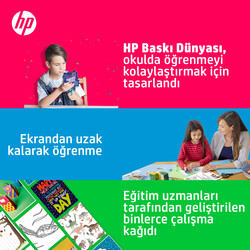 HP Smart Tank 530 Fotokopi Tarayıcı Wi - Fi Mürekkep Püskürtmeli Tanklı Yazıcı 4SB24A - Thumbnail