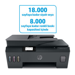 HP Smart Tank 615 Faks Tarayıcı Fotokopi Wi - Fi Mürekkep Püskürtmeli Tanklı Yazıcı Y0F71A - Thumbnail (1)