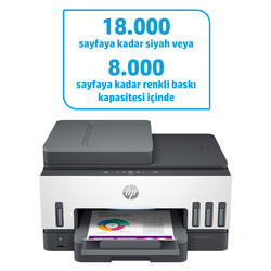 HP Smart Tank 790 Faks Tarayıcı Fotokopi Wi - Fi Mürekkep Püskürtmeli Tanklı Yazıcı 4WF66A - Thumbnail (1)