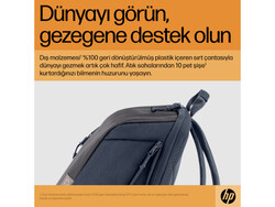 HP Travel 18 Litre 15.6 inç Sırt Çantası Mavi 6B8U7AA - Thumbnail