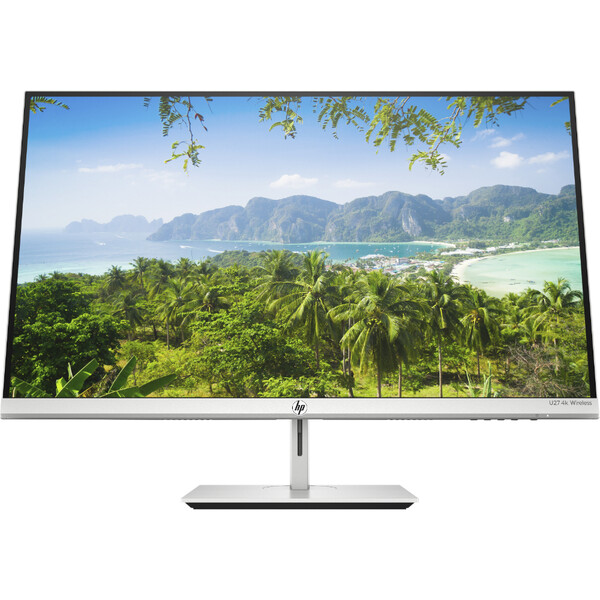 HP U27 27 inç 4K (HDMIDisplay3xUSB - A) Ultra HD 60 Hz Kablosuz FreeSync Hoparlörlü IPS Monitör Siyah 9TQ13AA