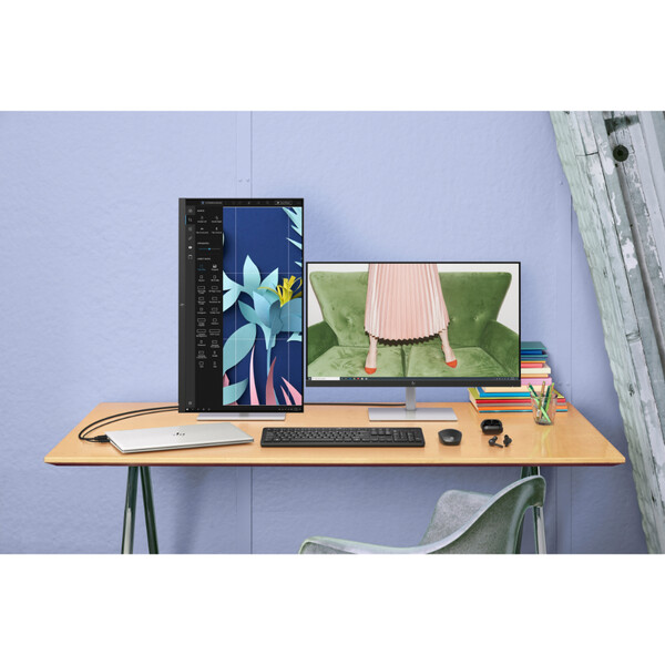 HP U28 28 inç 4K HDR (HDMIDisplay2xUSB - C3xUSB - A) Ultra HD 60 Hz IPS Monitör Gümüş 1Z980AA