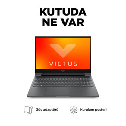 HP Victus Laptop 16 - R0001NT - Intel Core i7 - 13700H 32GB RAM NVIDIA GeForce RTX 4070 8GB 1TB SSD 16.1 inç QHD 240Hz FreeDOS Gümüş 7P6E8EA - Thumbnail