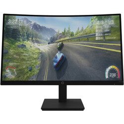 HP X27C 27 inç 1ms (HDMIDisplay) Full HD 165 Hz FreeSync Premium LED Curved Gaming Monitör Siyah 32G13E9 - Thumbnail