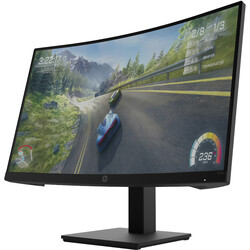 HP X27C 27 inç 1ms (HDMI+Display) Full HD 165 Hz FreeSync Premium LED Curved Gaming Monitör Siyah 32G13E9 - Thumbnail (1)