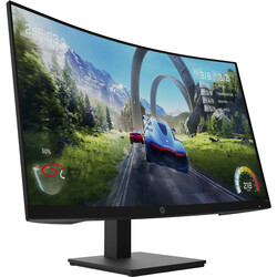 HP X32C 31.5 inç 1ms (HDMIDisplay) Full HD 165 Hz FreeSync Premium Curved LED Gaming Monitör Siyah 33K31E9 - Thumbnail (2)