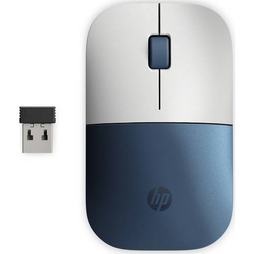 HP Z3700 Kablosuz İnce Mouse - Beyaz & Orman Denizi Mavisi 171D9AA