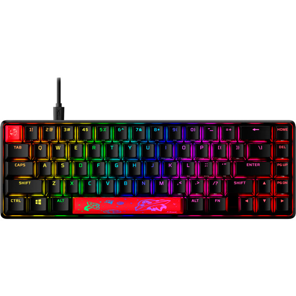 HyperX Alloy Origins 65 HX Red Switch İngilizce RGB Mekanik Oyuncu Klavye 4P5D6AA