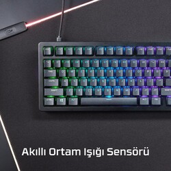 HyperX Alloy Rise 75 Mekanik Kablolu Oyuncu Klavyesi Siyah 7G7A4AA - Thumbnail
