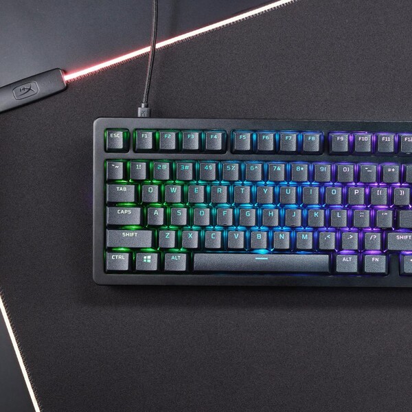 HyperX Alloy Rise 75 Mekanik Kablolu Oyuncu Klavyesi Siyah 7G7A4AA