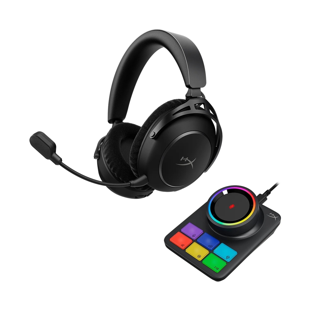 HyperX Cloud Alpha 2 PS5, PC, Xbox için RGB Baz İstasyonlu Kablosuz Oyuncu Kulaklığı Siyah AJ5C7AA