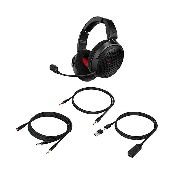 HyperX Cloud Alpha Air Kablolu Arkası Açık Oyuncu Kulaklığı Siyah D14ZCAA - 6