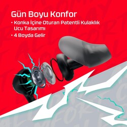 HyperX Cloud Earbuds III S Siyah Kulakiçi Kulaklık BN7S1AA - 6
