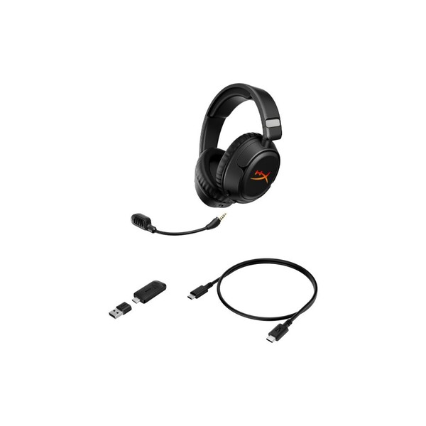 HyperX Cloud Flight 2 RGB Kablosuz Kulak Üstü Oyuncu Kulaklığı Siyah B5VC4AA