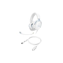 HyperX Cloud III Kablolu Oyuncu Kulaklığı Beyaz / Mavi DF7F1AA - 3