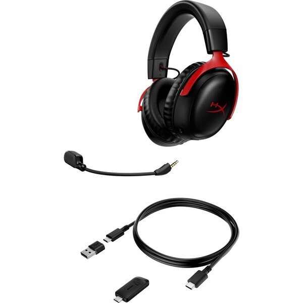 HyperX Cloud III Oyuncu Kulaküstü Kulaklık Siyah 77Z46AA