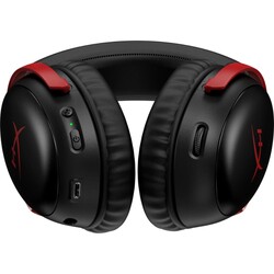 HyperX Cloud III S Kablosuz Oyuncu Kulaklığı Siyah-Kırmızı A59Z0AA - Thumbnail (4)