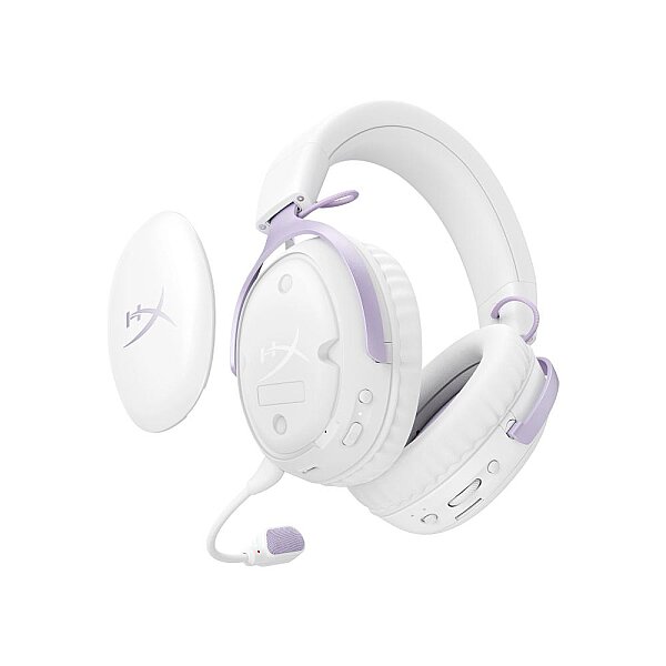 HyperX Cloud III S Kablosuz Oyuncu Kulaklığı Beyaz / Lavanta D95DFAA - 5