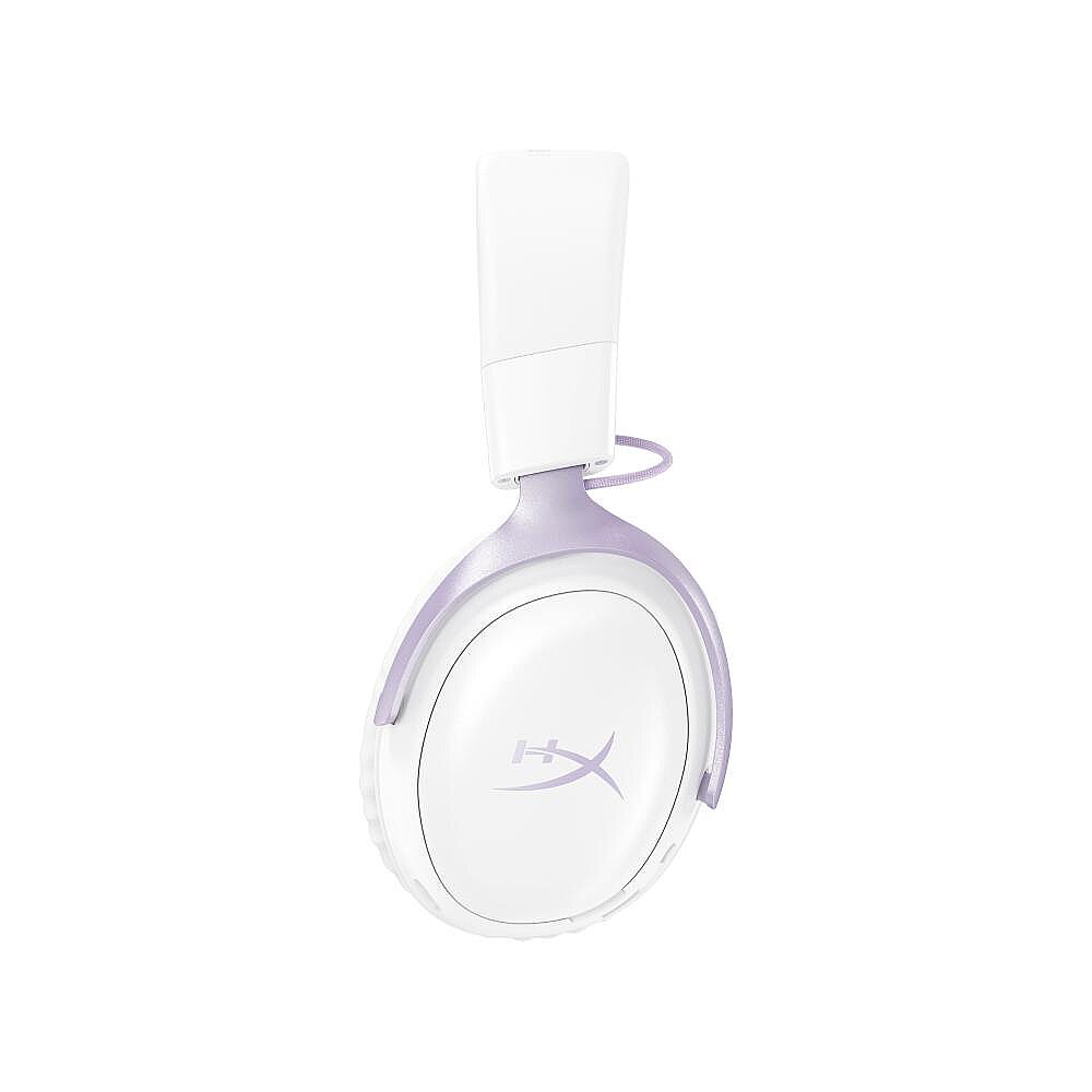 HyperX Cloud III S Wireless beyaz/lavanta kulaklık, ürün görünümü
