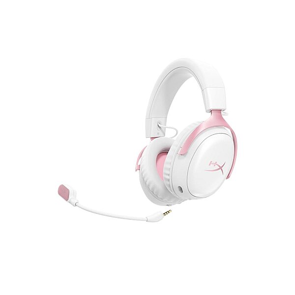 HyperX Cloud III S Kablosuz Oyuncu Kulaklığı Beyaz / Pembe DG0R2AA - 2