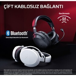 HyperX Cloud Stinger 3 Beyaz Gaming Mikrofonlu PlayStation Kulaklığı BS1T6AA - Thumbnail (4)
