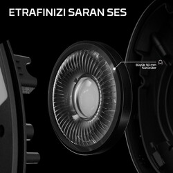 HyperX Cloud Stinger 3 Gaming Siyah Mikrofonlu Kulaklık BS1T5AA - 7