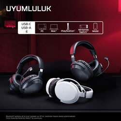 HyperX Cloud Stinger 3 Wireless Siyah Gaming Mikrofonlu Kulaklık BS1T8AA - Thumbnail (3)