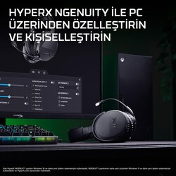HyperX Cloudx Stinger 3 Wireless Siyah Gaming Mikrofonlu Xbox Kulaklığı BS1U0AA - Thumbnail (4)