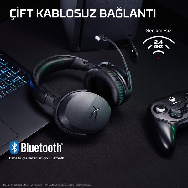 HyperX Cloudx Stinger 3 Wireless Siyah Gaming Mikrofonlu Xbox Kulaklığı BS1U0AA - 8