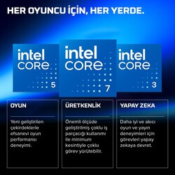 HyperX OMEN Laptop 15-GA0002NT Intel Core i7-14650HX 24GB RAM 1TB SSD 8GB NVIDIA GeForce RTX5060 15.3 inç 2K 165Hz FreeDOS Siyah D2RC3EA - Thumbnail