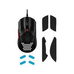 HyperX Pulsefire Haste Kablolu Siyah/Kırmızı Oyuncu Mouse 4P5E3AA - Thumbnail