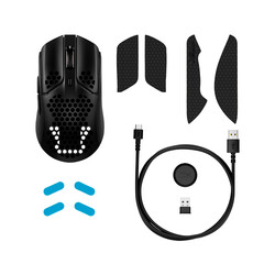 HyperX Pulsefire Haste Kablosuz Siyah Oyuncu Mouse 4P5D7AA - Thumbnail
