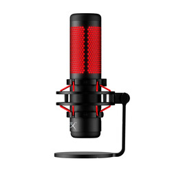 HyperX QuadCast Kırmızı-Siyah USB Profesyonel Mikrofon 4P5P6AA - Thumbnail (2)