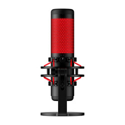 HyperX QuadCast Kırmızı-Siyah USB Profesyonel Mikrofon 4P5P6AA - Thumbnail (1)