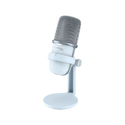 HyperX Solocast Beyaz Oyuncu Mikrofon 519T2AA - Thumbnail (1)