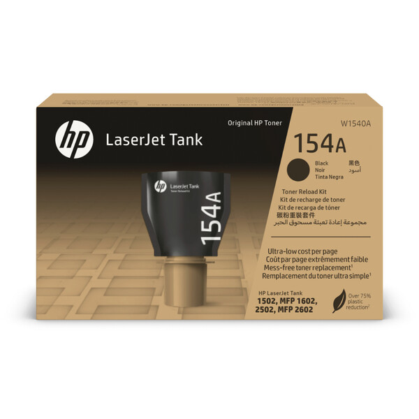 Orijinal HP 154A Laserjet Tank Toner Dolum Kiti Siyah W1540A