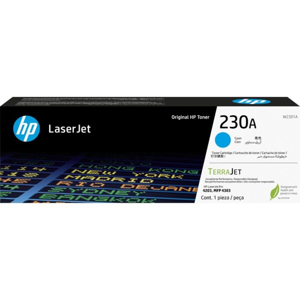 Orijinal HP 230A Mavi Toner W2301A - 1