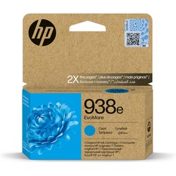 Orijinal HP 938E Mavi Mürekkep Kartuşu 4S6X9PE - Thumbnail (0)
