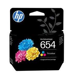 Orjinal HP 654 Üç Renkli Orijinal Mürekkep Avantajlı Kartuş 7FP38UE - Thumbnail (0)