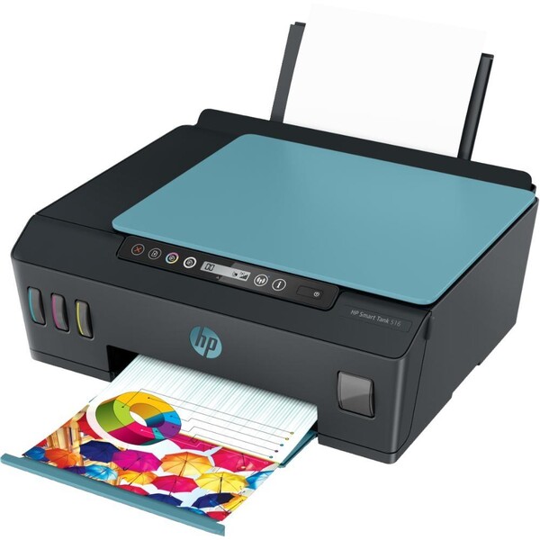 OUTLET HP Smart Tank Wireless 516 Fotokopi + Tarayıcı + Wi-Fi Mürekkep Püskürtmeli Tanklı Yazıcı 3YW70A