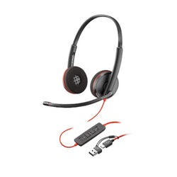 Poly Blackwire 3220 Stereo USB-C Mikrofonlu Kulaklık +USB-C/A Adaptörü 8X228AA - Thumbnail (0)
